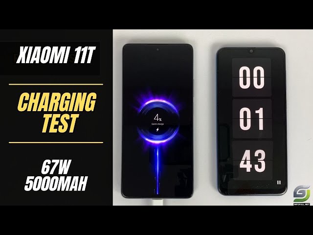 Xiaomi 11T Battery Charging test | 67W fast charger 5000 mAh