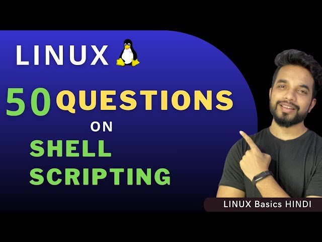 PART 3 | 50 Linux Shell Scripting Questions for Job Interview & Exam in Hindi | MPrashant