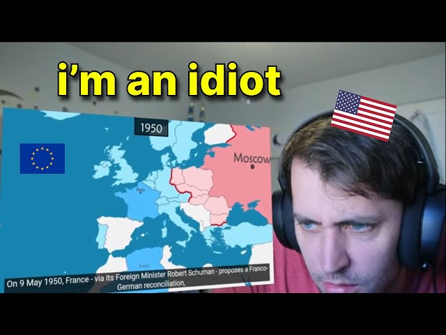 American reacts to The European Union - Summary on a Map