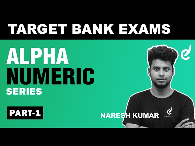 Reasoning - Alpha Numeric Series, Shortcuts Part 1 by Naresh Kumar | Bank Exams 2023 | Veranda Race