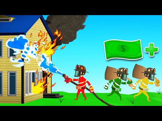 FIRE FIGHTING Simulator BUT We STEAL STUFF! (Embr)