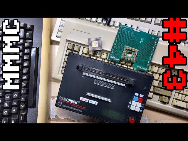 RAMCHECK for Rammy, an Intel 386 breakout board and three keyboards