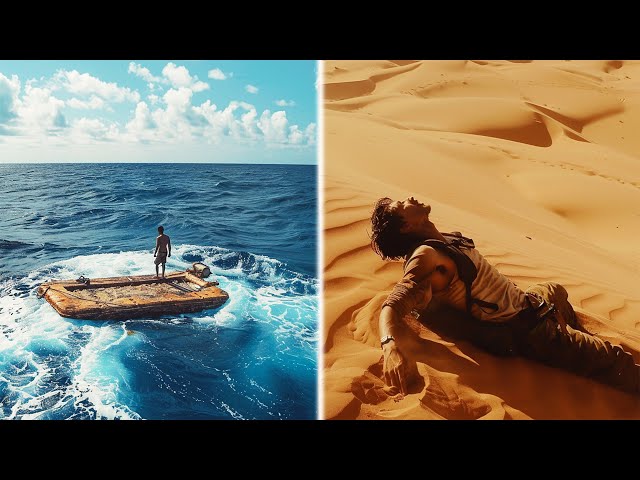 Trapped At Sea VS Lost in the Desert | Survival Tips to save your Life!