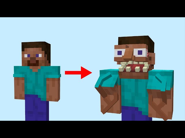 I made Minecraft Steve realistic