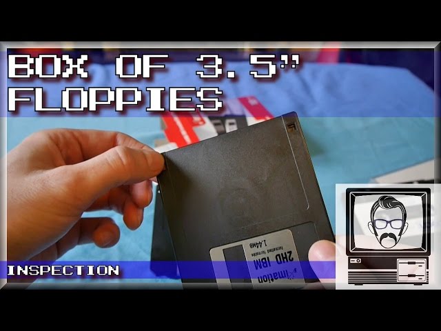 Box of 3.5" Floppies Ramble; Inspections | Nostalgia Nerd