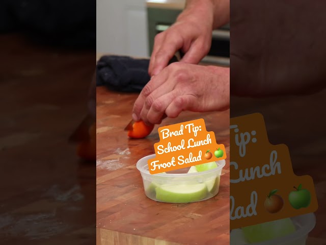 Brad Tips: Kids School Lunch Froot Salad #fruitsalad #backtoschool #schoollunch #fruit #snacks