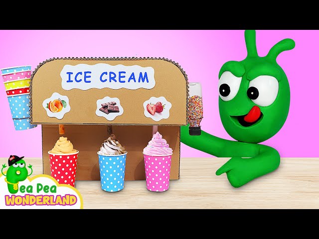 Pea Pea and the Ice cream vending machine | Pea Pea Wonderland - Cartoon for kids