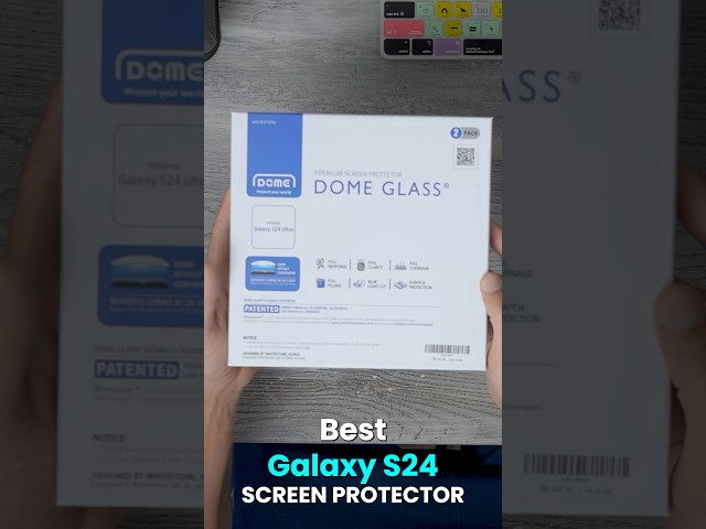 The Best Galaxy S24 Screen Protector ( Whitestone Dome Install Guide )