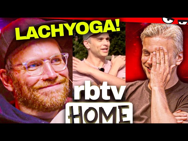 Unsere WITZIGSTEN YouTube Clips & Wir testen LACHYOGA | RBTV HOME