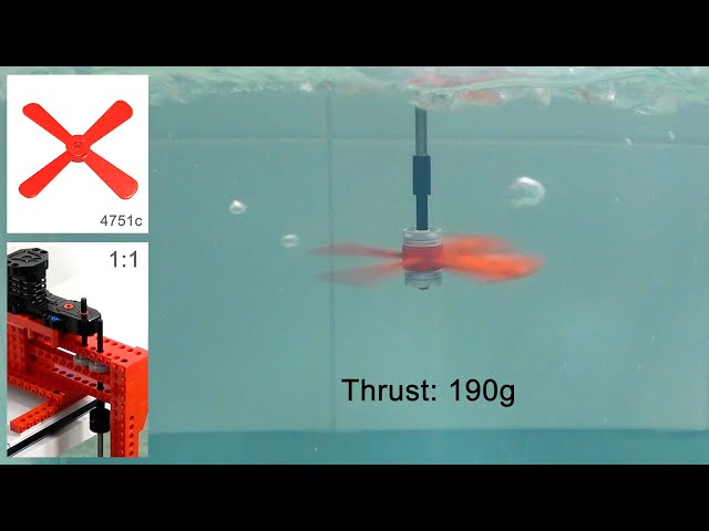 Lego Propellers in Water (worst to best)