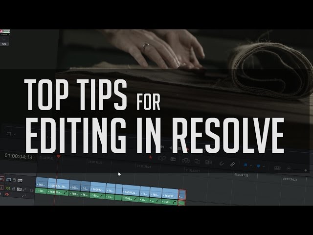 Top Tips For Editing In Resolve!  - DaVinci Resolve Editing Tutorial