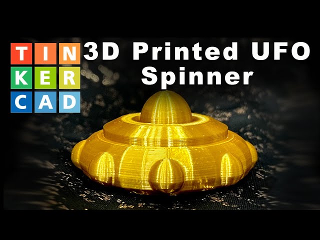 Design Your Own Spinning UFO in Tinkercad