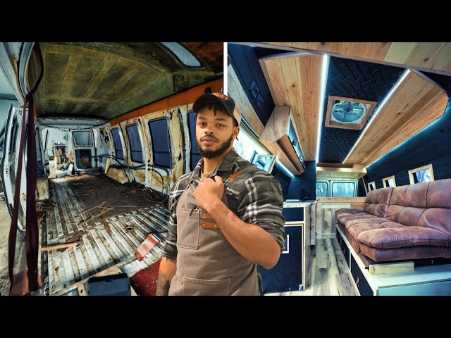 I Transformed a 41-Year-Old Vehicle into a Modern Mobile Home | Full Build Start to Finish
