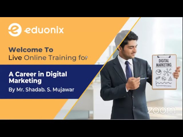Live Training | Career In Digital Marketing | Q & A | Eduonix