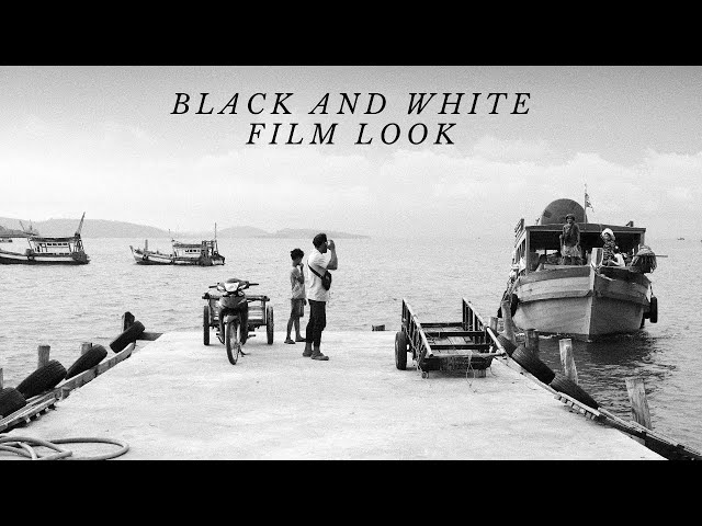 Creating The Black And White Film Look | Lightroom Tutorial