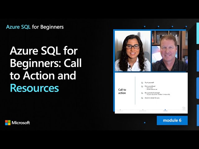 Call to Action and Resources | Azure SQL for beginners (Ep. 61)