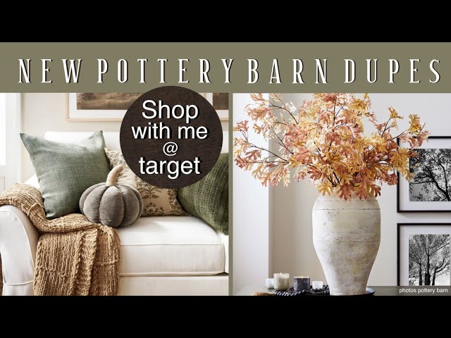 Shop with me at Target for Pottery Barn Dupes and fun Design Finds!