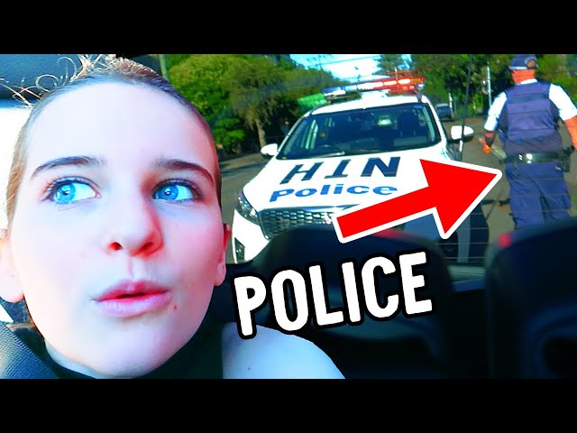 WE GOT IN TROUBLE WITH THE POLICE...