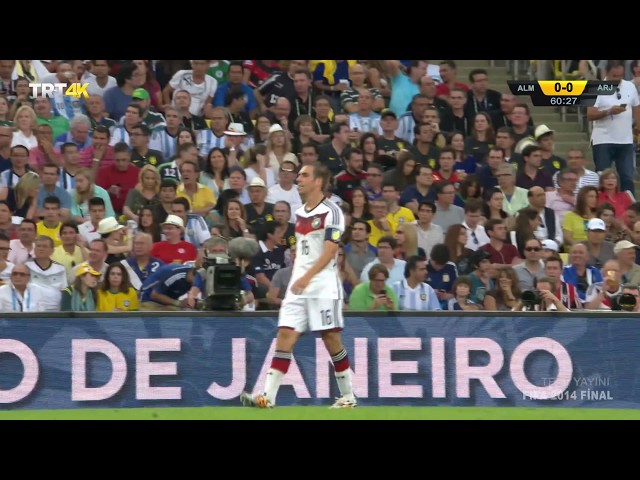 WM2014 Finale Deutschland vs Argentinien 2. Halbzeit 4K UHD TRT4K