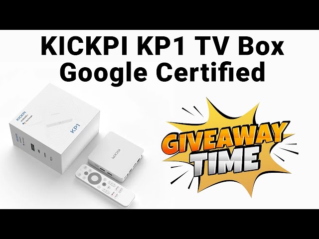 KICKPI KP1 Google Certified Amlogic TV Box - Surprise Giveaway