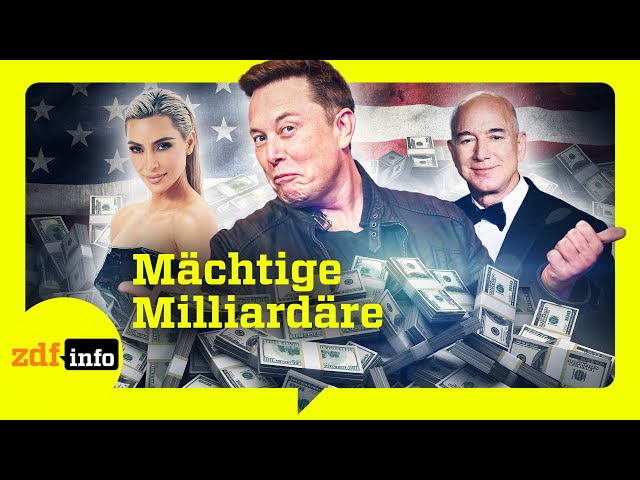 Amerikas Superreiche: Wie gefährlich ist die Macht der Multimilliardäre? | ZDFinfo Doku