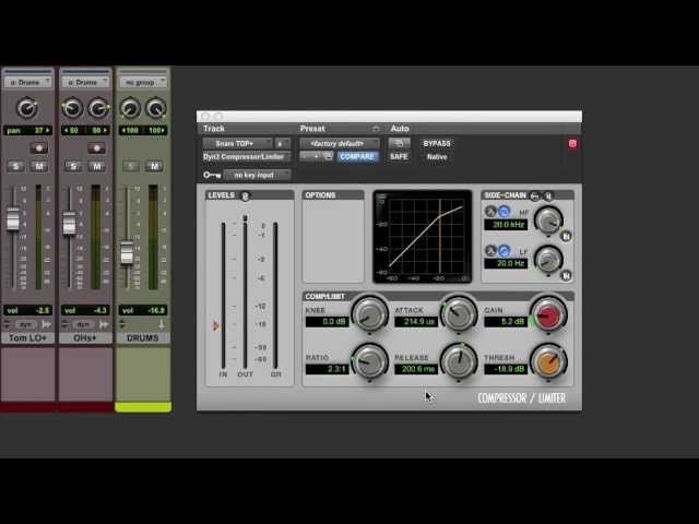 Compress Drums Quietly: 5 Minutes To A Better Mix III - TheRecordingRevolution.com