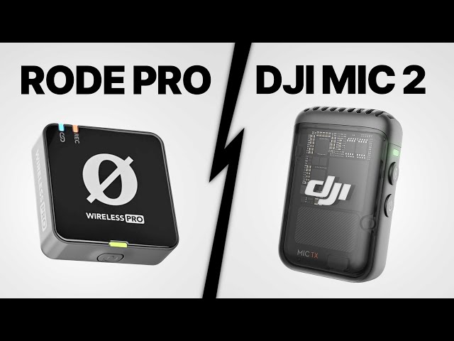 DJI Mic 2 vs Rode Pro - Best Wireless Microphone 2024 (Ultimate Comparison)