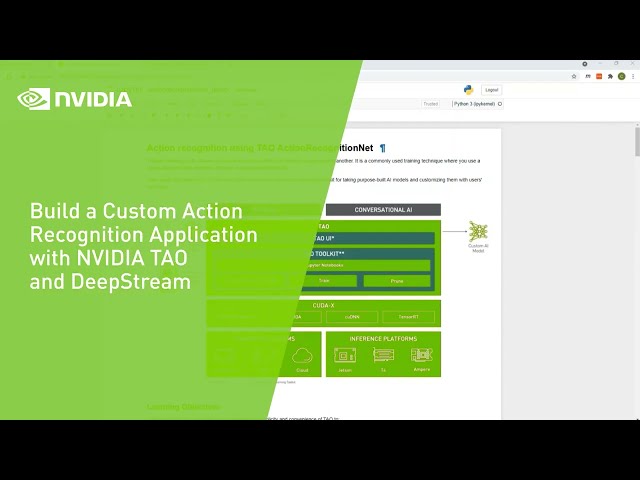 Build a Custom Action-Recognition Application with NVIDIA TAO and DeepStream
