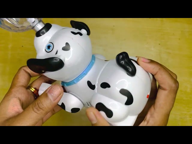 Unboxing of Dancing Dog Toy with Music and Lights