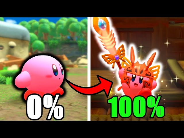 I 100%'d Kirby and the Forgotten Land, Here's What Happened
