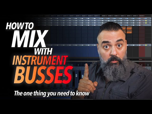 How to MIX with BUSSES - The ONE THING you need to know (advanced)