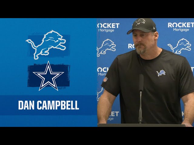 Dan Campbell postgame media availability | 2023 Week 17: Lions vs. Cowboys