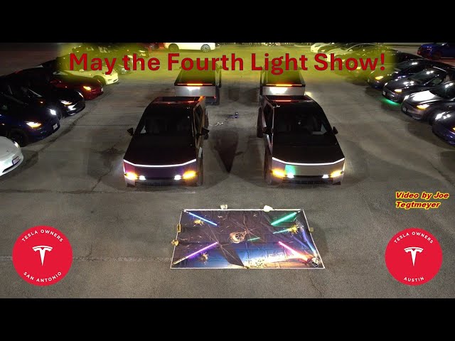 San Antonio Club Star Wars Light Show 4 May 2024