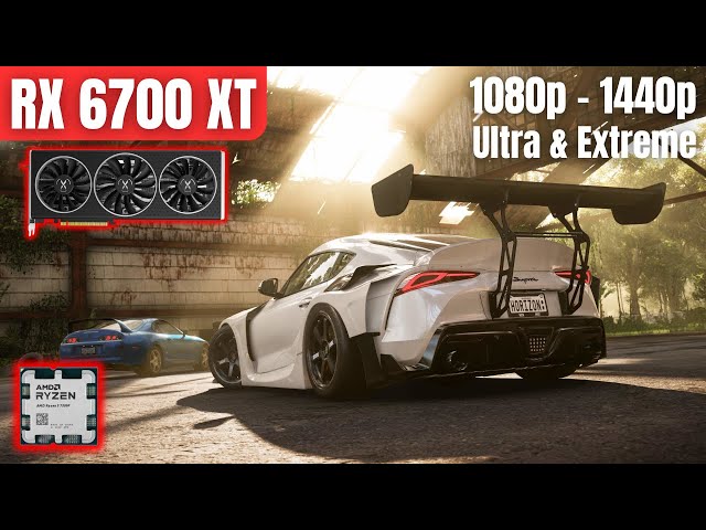 RX 6700 XT & Ryzen 5 7500F : Forza Horizon 5 - 1080p & 1440p