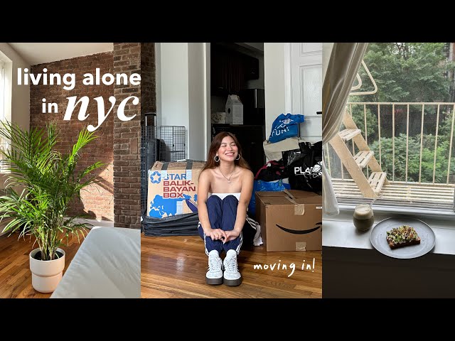 Moving into my NYC Apartment | shopping, organizing & settling in