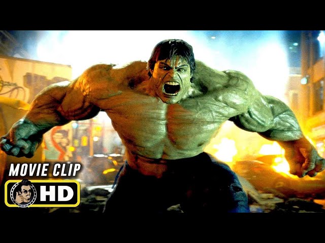 THE INCREDIBLE HULK (2008) Hulk Confronts Abomination [HD]