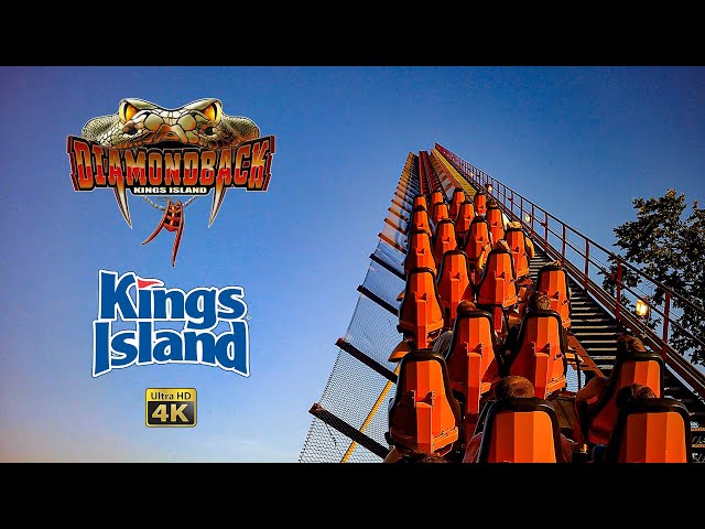 2022 Diamondback Roller Coaster On Ride 4K POV Kings Island