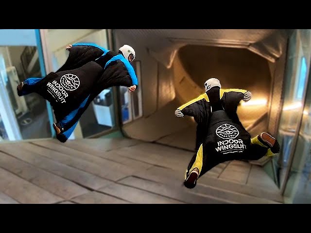 World's First Indoor Wingsuit Flying Wind Tunnel