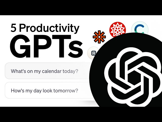 Best GPTs for AI Productivity in 2024