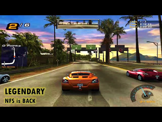 OPEL SPEEDSTER Gameplay - Need For Speed Hot Pursuit 2- #2022