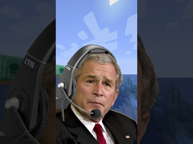 Presidents Trash Talk Biden in Minecraft #funny #memes #ai #shorts #minecraft