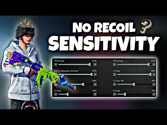 Zero recoil sensitivity for Redmi note 9s 🔥 PUBG MOBILE