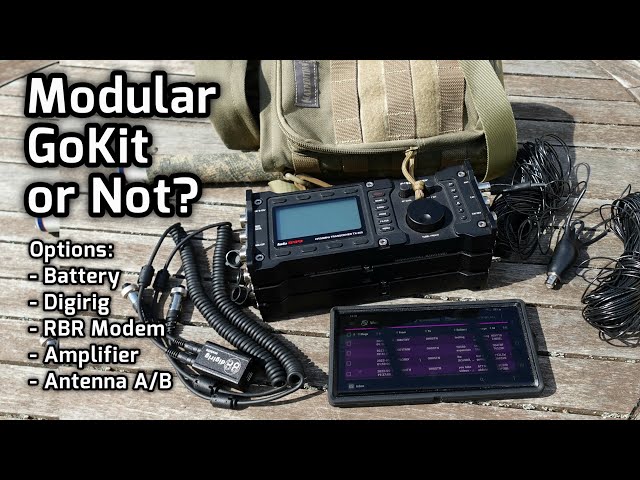 Modular Ham Radio Go Kit for Off Grid HF Radio