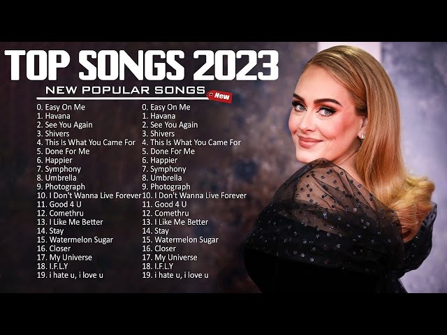 Top Pop Songs 2023 ✨ Adele, The Weeknd, Maroon 5, Selena Gomez, Zayn, Dua Lipa, Miley Cyrus