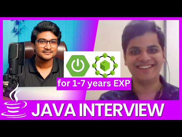 Java Interview Prep -  Spring boot and Microservices interview questions for experienced | Live Mock