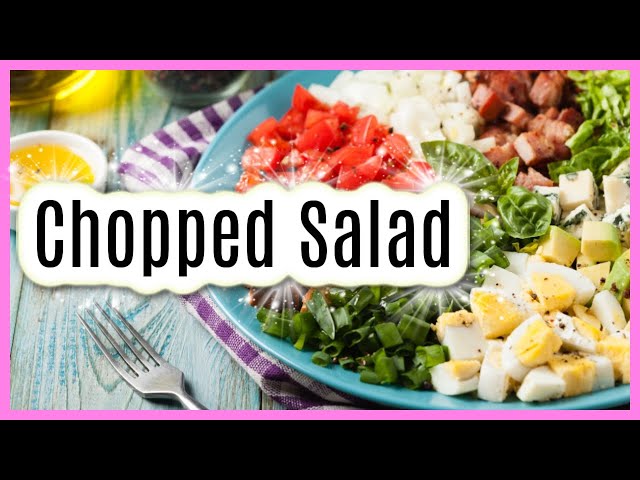 Chopped Salad- Great Way To Use Up Leftovers!