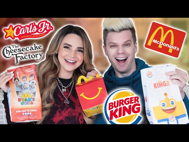 We ONLY ate FAST FOOD Kids Meals for 24 HOURS!
