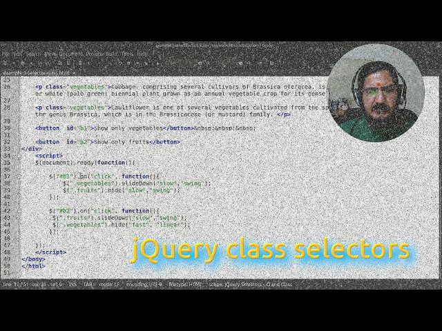 jQuery class selectors