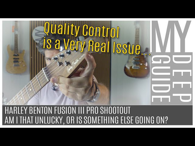 Harley Benton Fusion III Pro, Shootout. Am I THAT Unlucky, or is There Something Else Going On?