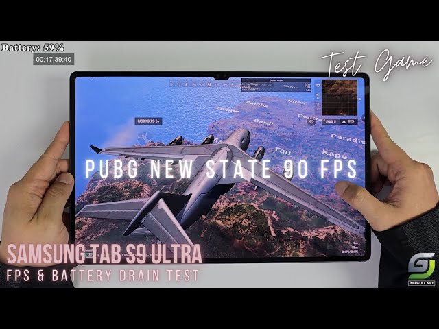 Samsung Galaxy Tab S9 Ultra Pubg NEW STATE 90FPS Max Setting | Max FPS Ultra Graphics